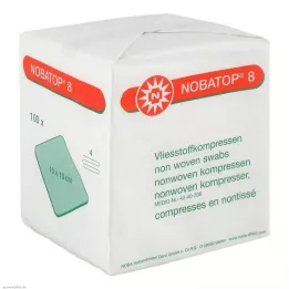 NOBATOP 8 kompresser 10x10 cm usterile, 100 stk