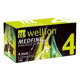 WELLION MEDFINE plus pennåle 4 mm, 100 stk