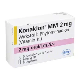KONAKION MM 2 mg opløsning, 5 stk