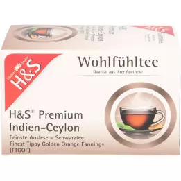 H&amp;S Sort te premium India-Ceylon filterpose, 20X1,8 g