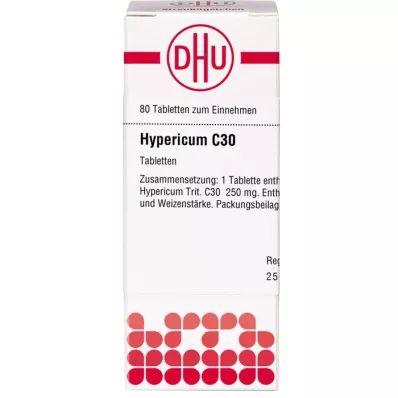 HYPERICUM C 30 tabletter, 80 stk HYPERICUM C 30 tabletter, 80 stk