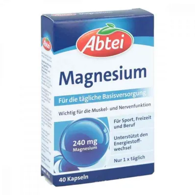 Abbey Magnesium Kapsler (40 stk.) Abbey Magnesium Kapsler (40 stk.)