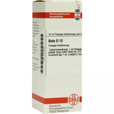 BUFO D 12 Fortynding, 20 ml