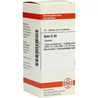 BUFO D 30 tabletter, 80 stk