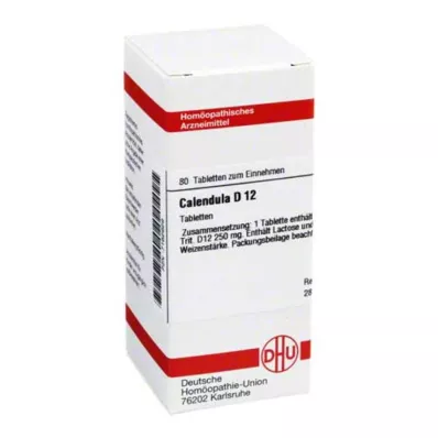 CALENDULA D 12 tabletter, 80 stk