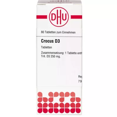CROCUS D 3 tabletter, 80 stk