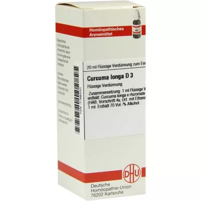 CURCUMA LONGA D3 Fortynding, 20 ml