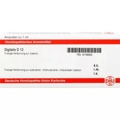 DIGITALIS D 12 ampuller, 10 ml