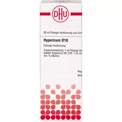 HYPERICUM D 10 fortynding, 20 ml HYPERICUM D 10 fortynding, 20 ml