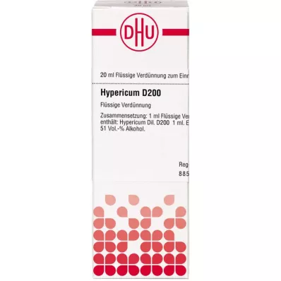 HYPERICUM D 200 Fortynding, 20 ml HYPERICUM D 200 Fortynding, 20 ml