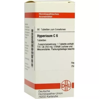 HYPERICUM C 6 tabletter, 80 stk HYPERICUM C 6 tabletter, 80 stk