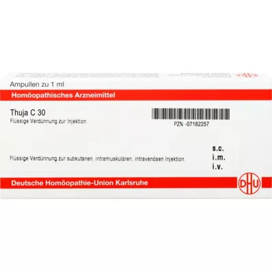 THUJA C 30 ampuller, 10 ml