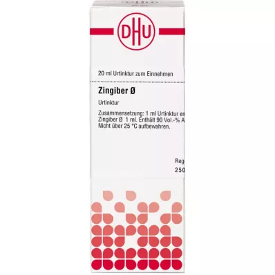 ZINGIBER Moder tinktur, 20 ml ZINGIBER Moder tinktur, 20 ml