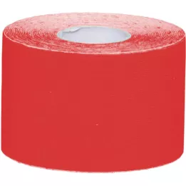 HÖGA-K-TAPE 5 cmx5 m latex fr.rød kinesiologisk tape, 1 stk