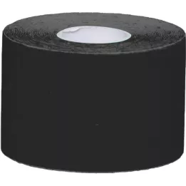 HÖGA-K-TAPE 5 cmx5 m latex sort kinesiologisk tape, 1 stk