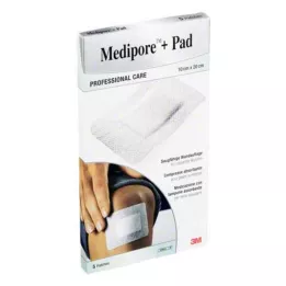 MEDIPORE+Pad 3M 10x20cm 3570NP gips, 5 stk