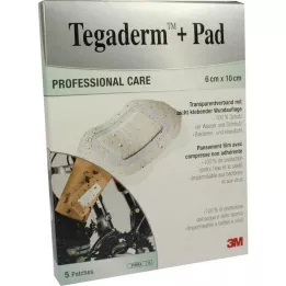 TEGADERM 3M Plus Pad 6x10 cm færdigt stik 3584NP, 5 stk