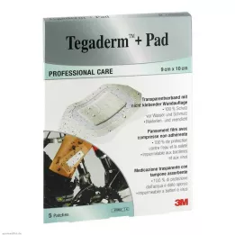 TEGADERM 3M Plus Pad 9x10 cm Brugsklar 3586NP, 5 stk