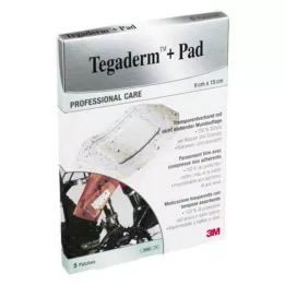 TEGADERM 3M Plus Pad 9x15 cm Brugsklar 3589NP, 5 stk