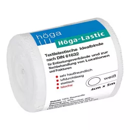 HÖGA-LASTIC Ideel bandage 4 cmx5 m med cellofan, 1 stk