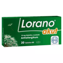 LORANO akutte tabletter, 20 stk