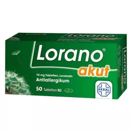 LORANO akutte tabletter, 50 stk