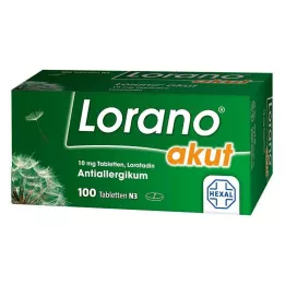 LORANO akutte tabletter, 100 stk