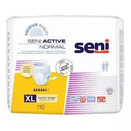 SENI Active Normal Incontinence Briefs One XL, 10 stk