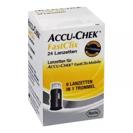 ACCU-CHEK FastClix lancetter, 24 stk