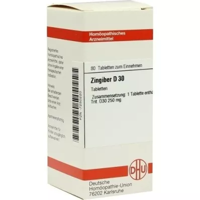 ZINGIBER D 30 tabletter, 80 stk ZINGIBER D 30 tabletter, 80 stk