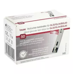 BEURER GL32/GL34/BGL60 blodsukkerteststrimler, 50 stk