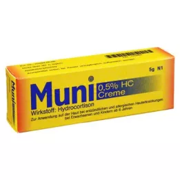 MUNI 0,5 % HC Creme, 5 g