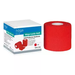 HÖGA-LASTIC-selvklæbende bandage 6 cmx5 m rød, 1 stk