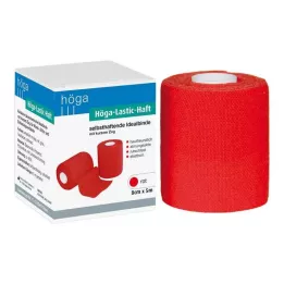 HÖGA-LASTIC-selvklæbende bandage 8 cmx5 m rød, 1 stk