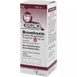 BROMHEXIN Krewel Meuselb. Dråber 8mg/ml, 100 ml