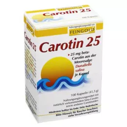 CAROTIN 25 fine guldkapsler, 100 stk