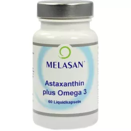 ASTAXANTHIN PLUS Omega-3 kapsler, 60 stk