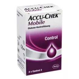 ACCU-CHEK Mobil kontrolløsning 4 engangsapplikationer, 1X4 stk
