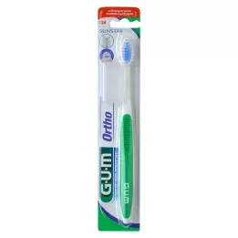 GUM KFO Tandbørste blødt V-snit, 1 stk