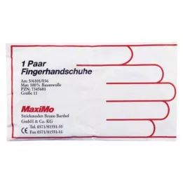 HANDSCHUHE Bomuld str. 11 ekstra længde, 2 stk