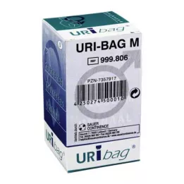 URIBAG Foldbar urinalflaske til mænd, 1 stk