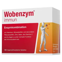 WOBENZYM immun gastro-resistente tabletter, 120 stk