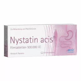 NYSTATIN acis filmovertrukne tabletter, 20 stk
