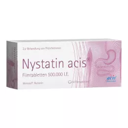 NYSTATIN acis filmovertrukne tabletter, 50 stk