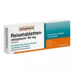 REISETABLETTEN-ratiopharm, 20 stk