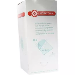 NOBATOP 8 kompresser 5x5 cm sterile, 25X5 stykker