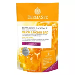 DERMASEL Dødehavsbadesalt+mælk&amp;Honey SPA, 1 P