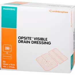 OPSITE Synlig drænforbinding 9x10 cm, 20 stk