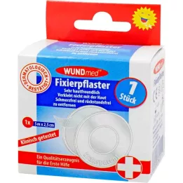 FIXIERPFLASTER 2,5 cmx5 m gennemsigtig, 1 stk