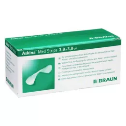 ASKINA Med Pfl.Strips 38x38 mm, 100 stk